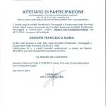 Attestato di partecipazione seminario - La misura del costruito